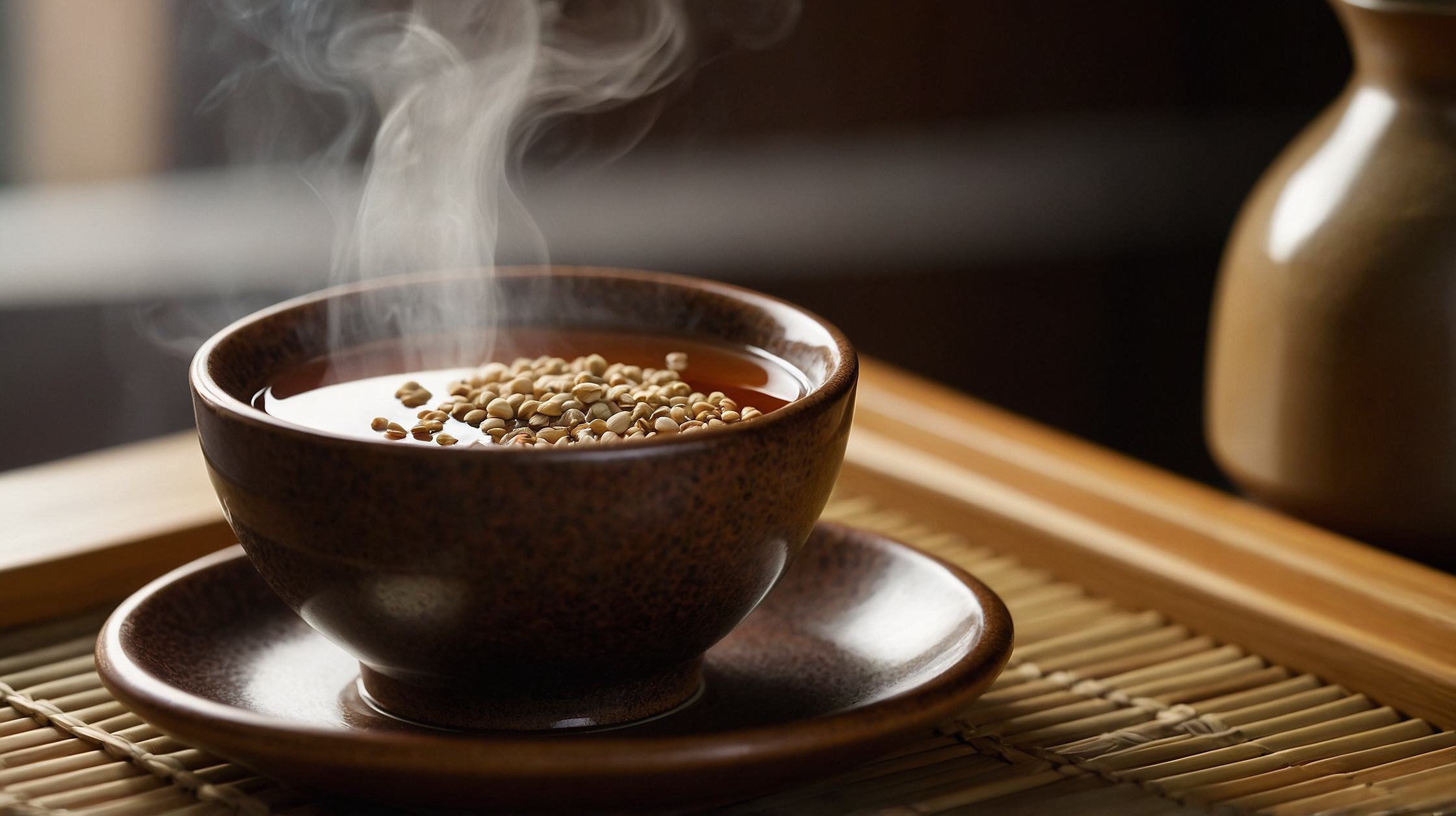 Discover Five Unique Japanese Teas: Mugicha Itsuki, Sobacha Aiji, Genmaicha Tsukimi, Wakoucha Honoka, Kuromamecha Yui